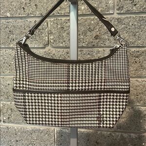 Ralph Lauren Stylish Black and White Houndstooth Women's Bag